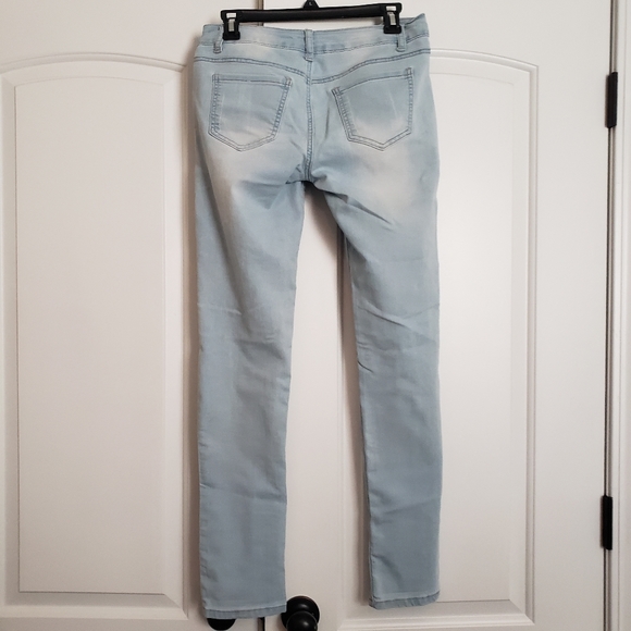 Wax distressed jeans sz 9 - Picture 3 of 4